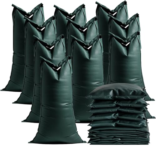 10x Sandsäcke je 40x50 cm mit Schnürband zum Wasserschutz bei Hochwasser ungefüllt - Hochwasserschutz - Sack & Gewebesack (10)