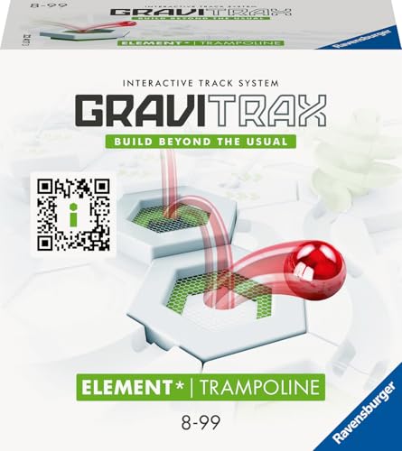 Ravensburger GraviTrax Element Trampolin 22417 - GraviTrax Erweiterung für Deine Kugelbahn - Murmelbahn und Konstruktionsspielzeug ab 8 Jahren, GraviTrax Zubehör kombinierbar mit Allen Produkten