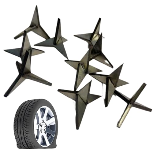 CGTQROVR 20pcs Reifenpunktionspikes Anti-Bird-Reifen Spikes Hochleistungs-tragbare und leichte Tool des Schutzgebiete