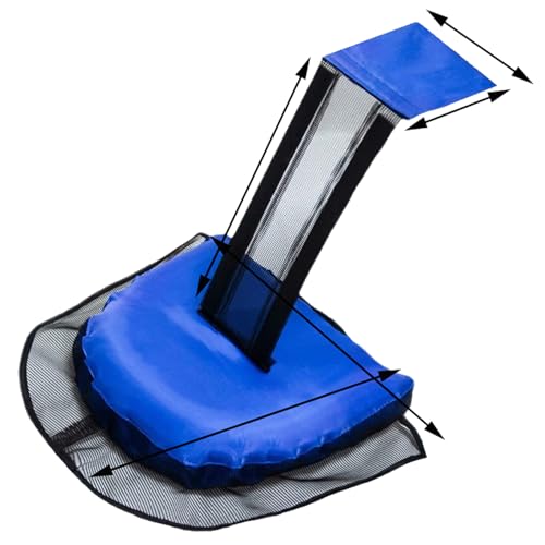 GNAUMORE Rettungsrampe Pool,Pool Ausstiegshilfe Tiere,Ausstiegshilfe Pool für Katzen,Schwimmende Rampe Rettungen,Pool Rampe für Tiere,Rettungsrampe Pool für Katzen,Pool Tierrettung Blau 1PC