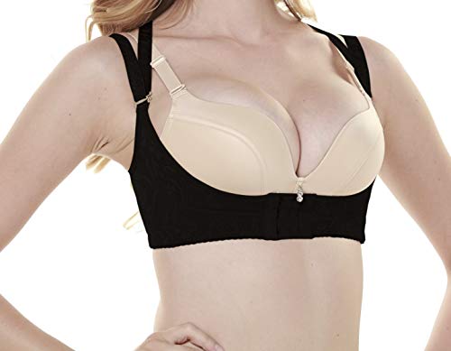 Iseaa Dirndl Büstenhebe Push Up BH Schwarz XL