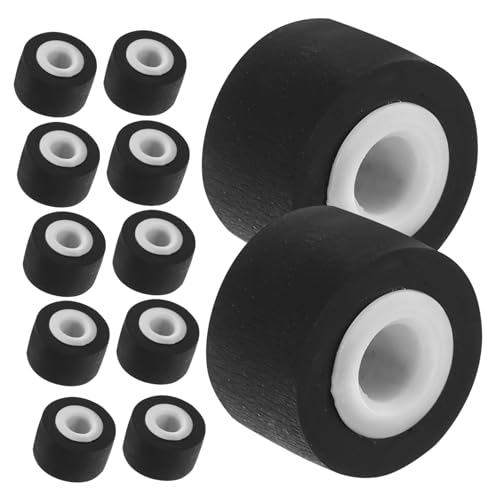 ELAYARD 12Stücke Andruckrollen für Video Audiorekorder Lagerrollen für Signalübertragung für Tape Recorder Autoradios Persönliche Stereoanlagen