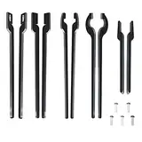 DIY Rapid Tongs Bundle Set – Schmied Fünf Arten von Zangen Bundle Set kommt mit Niete, schnelle Flachzange, Schlitzbackenzange, V-Bit-Zange, Schnörkelzange, Bolzenzange