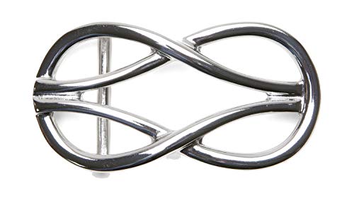 VaModa Gürtelschließe 4,0 cm | Wechselschließe Gürtelschnalle Buckle 40mm | Modell 'Chatty Hochglanz' | Gürtelschließe für Wechselgürtel