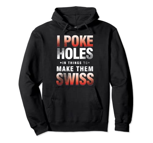 Künstler Kunsthandwerker Handwerker Handwerk I Poke Löcher Pullover Hoodie