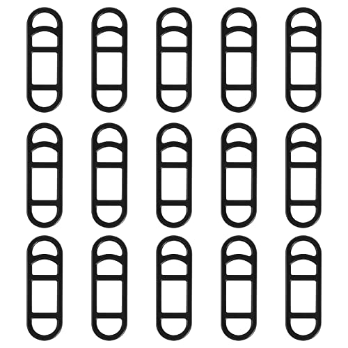 smtfcty Fahrrad Silikonband, 15 Stück Fahrrad Stretch Gummiringe Taschenlampe Gummiband Halterung, Fahrrad Befestigungsband Silikon Lenker Halter für Taschenlampe LED Fahrradlich