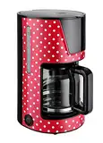 Kalorik TKG CM 1045.1 RWD Filterkaffeemaschine mit 1,5 l Glaskanne, 900 W, rot/weiß