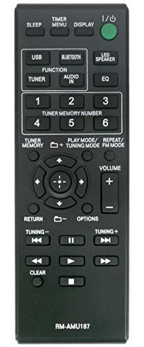 ALLIMITY RM-AMU187 Fernbedienung Ersetzt für Sony Personal Audio System GTK-N1BT