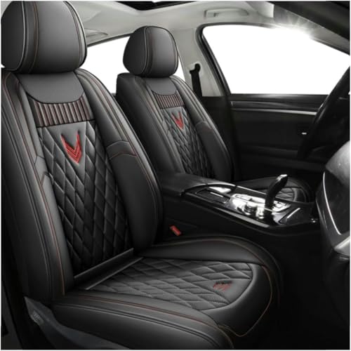 DENGFU Sitzbezüge Auto Autositzbezüge Universal Set für Volvo V60 Cross Country V90 Cross Country 2000-2023 Auto Zubehör,Schwarz