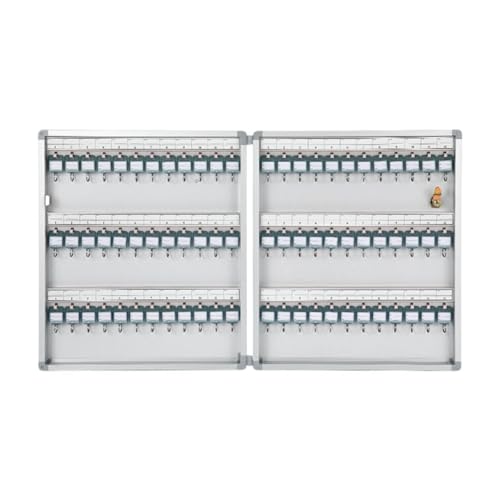 MagiDeal Schlüsselschlosskasten mit 72 Positionen, Schlüsselschrank, Schlüsselkasten aus Aluminiumlegierung, Schlüsselverwaltung für Mietgeschäft, Büro, Auto-