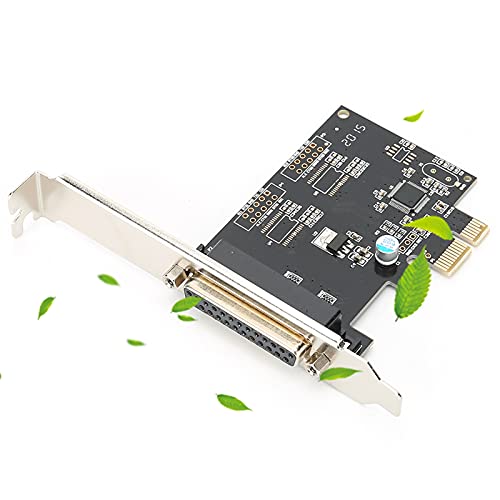 Akozon PCIE zu Parallel, Port LPT PCI E Parallel Karte Druck Peripheriegeräte Drucker Adapter DB25