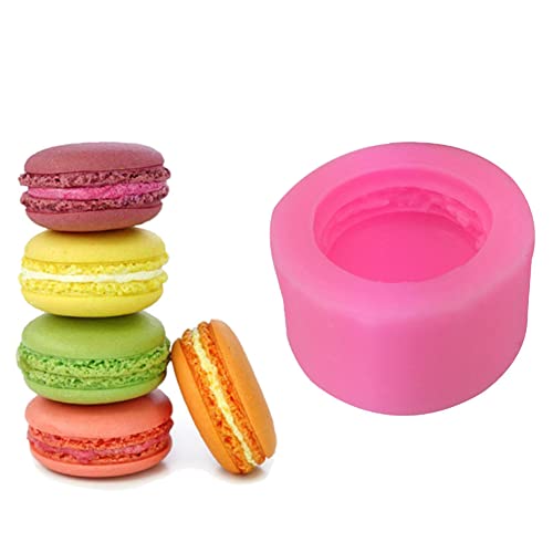 3D Macaron Silikon Form Für Fondant, Easy-topbuy Macaron Back Silikonform, Macaron Hamburger Backformen, 3D Stereo Macaron Stil Form, Cupcake Dekoration