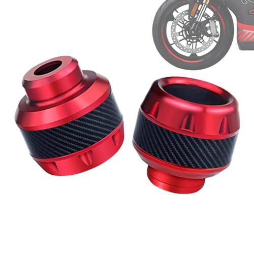 Fork Slider, Gabel Frame Sliders - 2x vordere Gabeln Rad Anti -Crash Pad Protektor | Fallender Schutz, Sicherheitsausrüstung für die meisten Motorräder Motorräder Moped Scooters