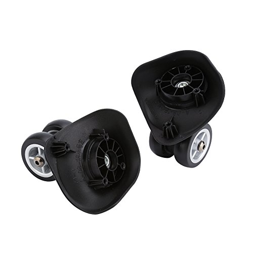 2 Stück Gepäck Ersatzräder, Koffer 2PZ PVC ERSATZRAD FÜR Schwenkbares Untersetzerrad Trolley Koffer Koffer Trolley RÄDER GEPÄCK Auto