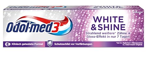 Odol-med 3 Zahnpasta White & Shine, Whitening/Zähne aufhellen, 75ml