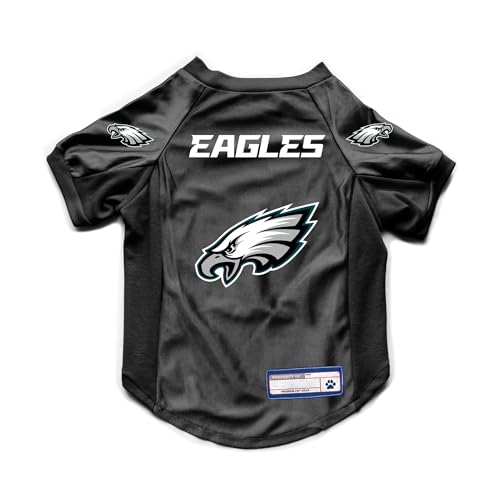 Littlearth NFL Philadelphia Eagles Stretch-Haustier-Trikot, Team-Farbe, Größe XL