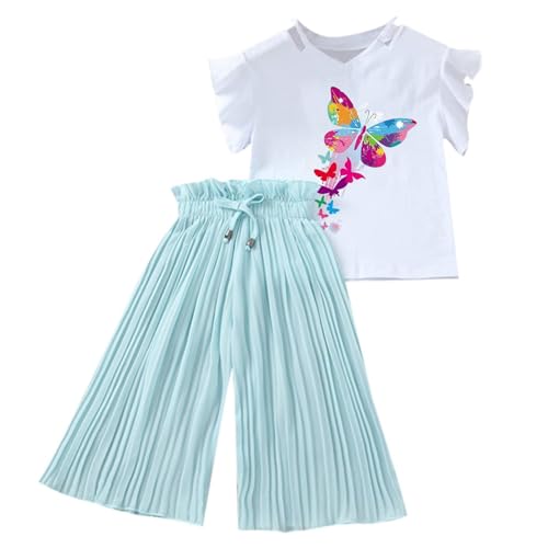 Mode Trainingsanzug Für Mädchen，Jogginganzug Zweiteiler Komfortable Stoffe Kind Sporthose Activewear Freizeit SüßEr Mädchenanzug Mit Schleife Hoodie Top Pants Mädchen Perfekt Für Kinder/Baby