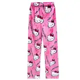 Long Pyjama Hosen, Pyjama Hosen Damen, Schlafanzughose Damen, Bequeme Pyjamahose für Damen mit Cartoon-Motiv, lässig, für Zuhause, Herbst und Winter