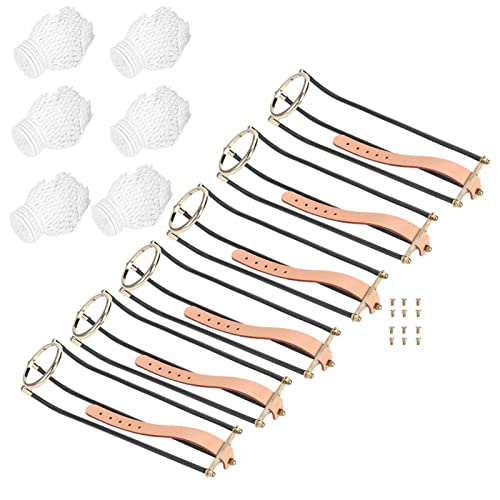 Dilwe 6PCS Standard Snooker Billardtisch Solid Empire Rail mit Netto -Taschen -Ersatz für Professionelle Spielgeräte