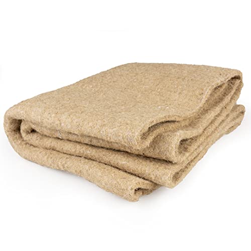 duvoplus, ECO-Hanfmatte 110 x 50 cm, Nagetier, natürliche Einstreu und Einstreu aus Hanf, biologisch abbaubar, sehr saugfähig, staubarm, natürliche Schädlingsbekämpfung