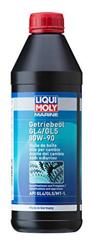 LIQUI MOLY Marine Getriebeöl GL4/GL5 80W-90 | 1 L | Boot Getriebeöl | Art.-Nr.: 25068