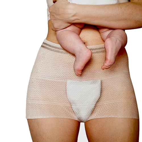 Deana® Wochenbett Unterwäsche | Made in EU | DERMATEST SEHR GUT & Oeko-TEX | 8er Set | Wöchnerinnen Slips zur Fixierung von Binden | latexfrei | Wiederverwendbare Netzhöschen für Schwangere