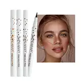 Sommersprossen Stift,Wasserdicht Freckle Pen, Natürlicher lebensechter gefälschter, langlebiges wasserdichtes leichtes -Make-up-Werkzeug(01#Light Brown)