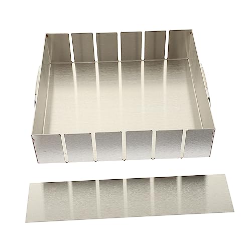 HOLIDYOYO 1 Set Blech Aus Eselshaut Gelatine Herstellungswerkzeuge Mini Pfanne Sauerteig Starter Maker Kocher Nougat Gärregal Spatel Muffin Backen Brotform Korb Bagel Formen