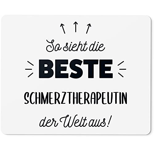 JUNIWORDS Mauspad Mousepad, So Sieht die Beste Schmerztherapeutin der Welt aus! (5871099)