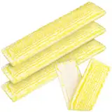 Ancable Mikrofaser Wischbezug Set für Kärcher WV Fensterreiniger, 4 Stück Mikrofaser Wischbezug Ersatzteile Kompatibel mit Kärcher Fenstersauger WV2 WV5 WV6 Plus Premium