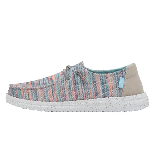 Hey Dude Damen Wendy Sox Moc Toe Shoes, Sunset Pink, 41 EU