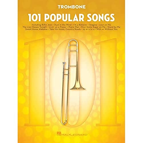 101 Popular Songs - Trombone: Noten, Sammelband für Posaune: For Trombone