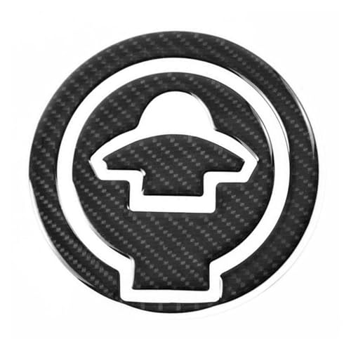 VTSGBLS Motorrad Tankdeckel Für Y&amaha YZF-R3 R25 R15 MT-03 Tankdeckelschutz Motorrad Carbonfaser-Aufkleber Für Tankdeckel