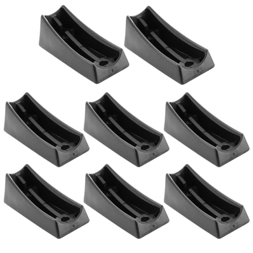 cyclingcolors 8X Schalengleiter Stuhlbeinkappen für Freischwinger Klemmschalengleiter Fußstopfen Möbelfüße Möbelgleiter Rundrohre Stuhl Rund Kunststoff, 22mm
