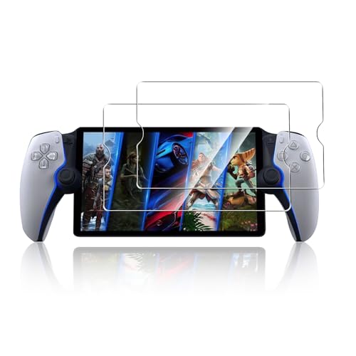 WFTE [2 Stück Schutzfolie für Sony PlayStation Portal Panzerglas Glasfolie 9H Härte, Anti-Kratzen, Anti-Bläschen Displayschutzfolien Panzer Schutz Glas für Sony PS5 PlayStation Portal