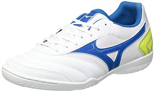 Mizuno Unisex MRL Sala Club in Fußballschuh, Weiß Mykonosblau, 46 EU