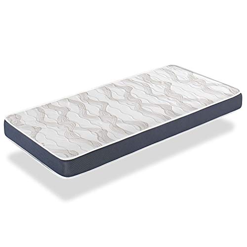 DORMISSIMO Babymatratze BABY BLEU 70X140 Höhe 14 CM Perforierter und antibakterieller Kern