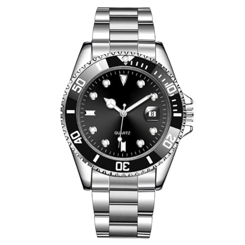 JOATVEE Armbanduhr Herren, Edelstahl Designer Uhren, wasserdichte Herrenuhren, Analoguhren, Datumsuhren, Business Uhren, Elegante Geschenke für Männer
