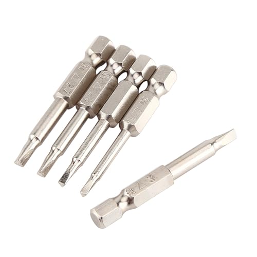 ElgnAura Hex Shank Triangle Screwdriver, 5pcs Magnetic Triangle Bits Set for Electric and Cordless Screwdrivers, Includes TA1.8 to TA3.0 Sizes