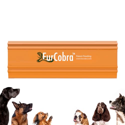 FurCobra Pro Tierhaarentferner Auto 4.33" - Leichtes, kompaktes Werkzeug zur Katzen und Hundehaare Entfernen, Schaber für Bett, Couch, Teppich, Oberflächen im Haushalt - Tragbarer Pet Hair Remover