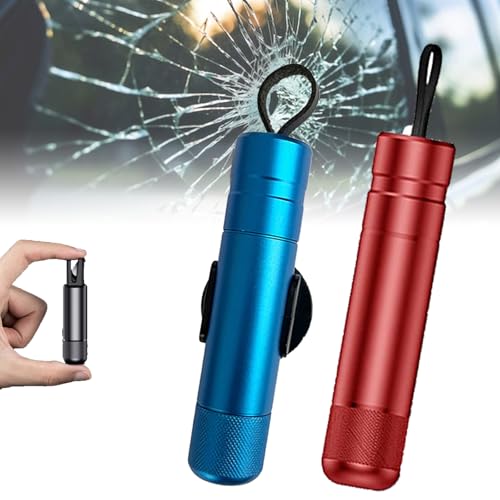 Safe Pro X FüR Autoscheiben,Safe Pro X Auto, Safepro X Auto Notfallhammer & Gurtenschneider FüR Autoscheiben Kompatibel Mit Allen Fahrzeugen (2pcs-a)