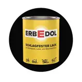 Büchner Tiefschwarz RAL 9005 PA 9050 Erbedol Kunstharzlack 750ml 0323 5379