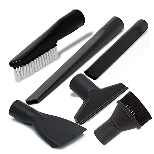 Staubsauger Düsen Set mit Saugbürste Polsterdüse Matratzendüse Fugendüse lang und kurz unviersal für Staubsauger Mehrzwecksauger Nass Trockensauger mit 35mm Durchmesser