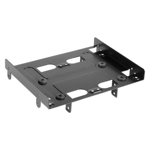 Sharkoon SSD Montagerahmen / Einbaurahmen 5,25 Zoll BayExtension, schwarz für bis zu vier SSDs