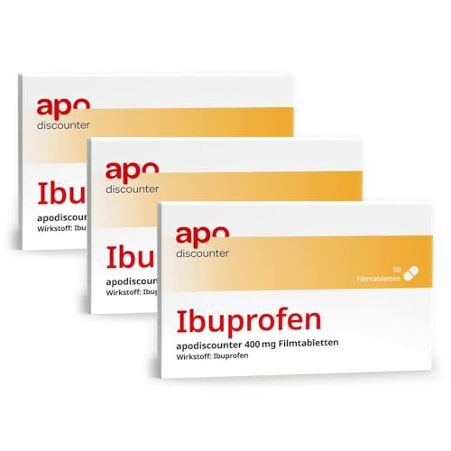 Ibuprofen 400 mg Schmerztabletten von apodiscounter 3x50 stk