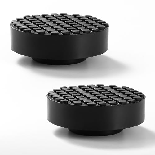 Lyeteung 2 Stücke Wagenheber Gummiauflage 65mm, Universal Gummi Auflage Jack Pads, Wagenheberauflage Gummi, für Wagenheber und Hebebühnen