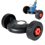 Trimmer-Stützaufsatz, Rasentrimmer-, Trimmer-Stützräder, abnehmbares Rasenmäher-Rad, Rasentrimmer zur Verbesserung der Arbeitseffizienz, Rasentrimmer, Wartung, Gartenarbeiten