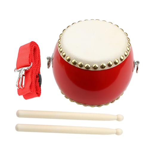 Toddmomy 1Satz Kleinkindtrommel mit Drumsticks für Musikspielzeug und Party Requisiten Unterstützt Musikalische Fähigkeiten und Hörschulung