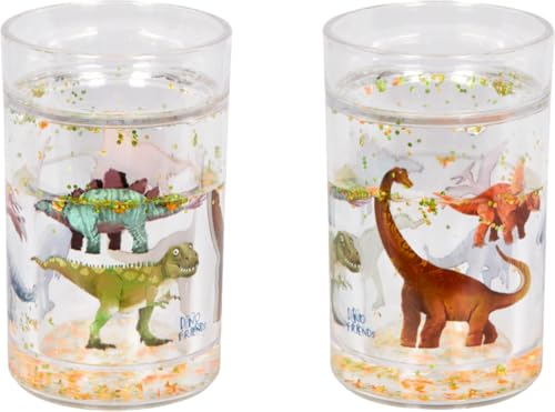 Die Spiegelburg - Glitzerbecher - Dino Friends