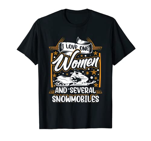 Schneemobil Freak Schneemobilfahren T-Shirt